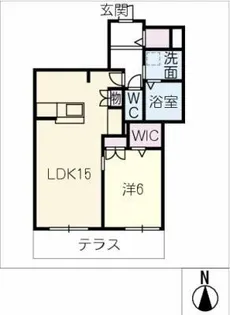 メゾン天白公園東 W棟【1階】の間取り