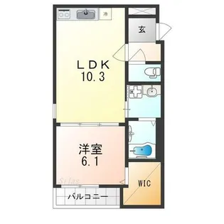 ボワヴェール【2階】の間取り