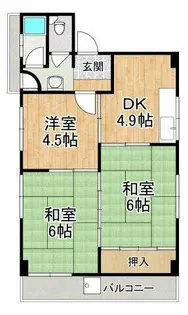 RIZEONE河内長野【3階】の間取り