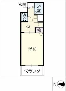 ドルフ庄内通【4階】の間取り