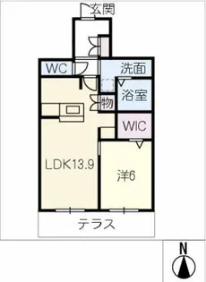 メゾン天白公園東 E棟【1階】の間取り