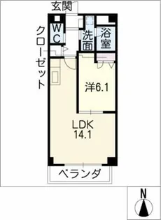 メゾン・ド・レーヴ【2階】の間取り