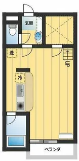 セザンヌ石巻【1階】の間取り