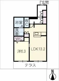 メゾン天白公園東 E棟【1階】の間取り