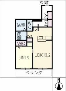 メゾン天白公園東 E棟【2階】の間取り