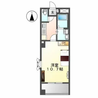 リバパレス鶴舞【5階】の間取り