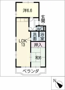 エトワール小山【3階】の間取り
