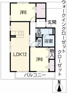 エスポワール近田【2階】の間取り
