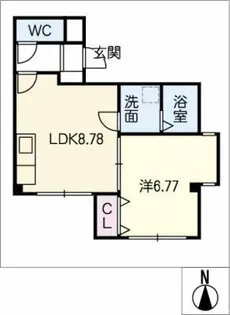 リーザ本山【2階】の間取り