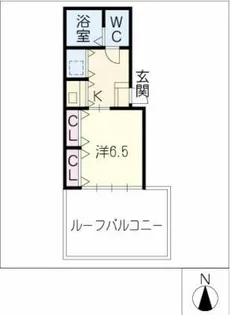 AXIS浄心【4階】の間取り