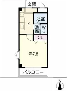 ピュアコート【2階】の間取り