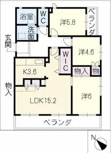 ドール大高【4階】の間取り
