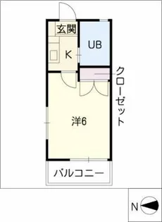 メモワール弥栄【2階】の間取り