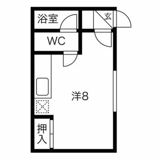 ミズノキングハウス【2階】の間取り