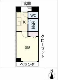 カーサ内山【1階】の間取り