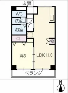 エスペランサみずの【2階】の間取り