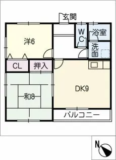 セラヴィ【2階】の間取り