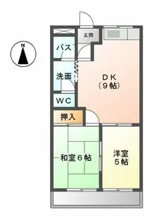 メゾン栄【1階】の間取り
