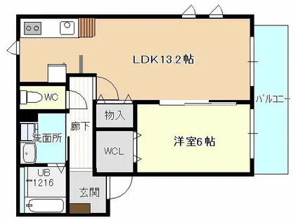 サクラーレ【00102号室】の間取り