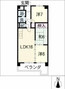 レガリス37【2階】の間取り