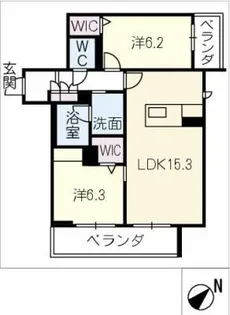 ベラ ルーナ【4階】の間取り