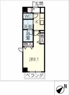 meLiV土橋【5階】の間取り