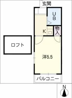 ル・シャトリエ【2階】の間取り