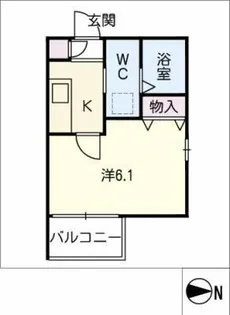 ボナール本陣【3階】の間取り
