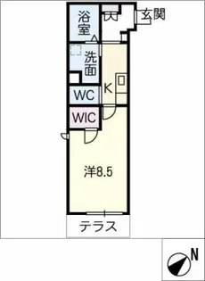オーレット クラシカ【1階】の間取り