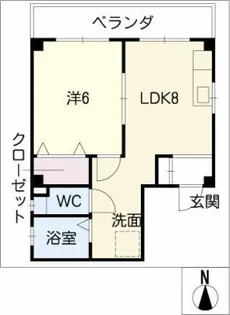 アデランテ【4階】の間取り