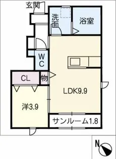 Speciale【1階】の間取り