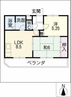 大府グリーンハイツ【3階】の間取り