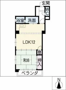 グランドール花池【2階】の間取り