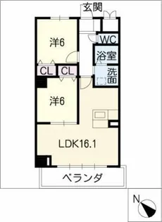 ARDEA【15階】の間取り