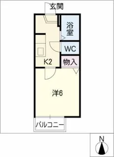 アネックスF【1階】の間取り