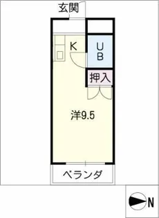 福善ビル【2階】の間取り