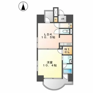 さくらHills名駅NORTH【301号室】の間取り