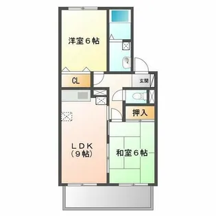 グレースなぎさ【2階】の間取り