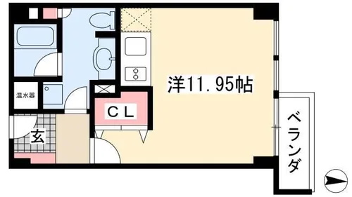 ミュプレ矢場町【8階】の間取り