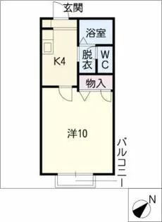 コアロード佐藤【2階】の間取り