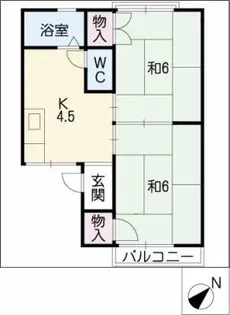 ファミール新川A棟【1階】の間取り