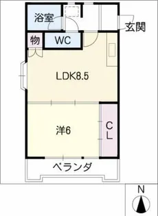 サンハイツ五才美【3階】の間取り