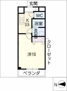 エントピア菜華【2階】の間取り