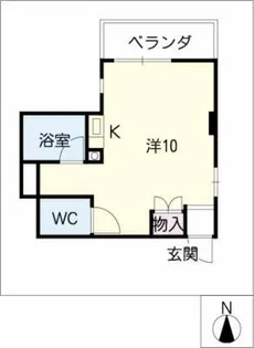 第2幸村ビル【9階】の間取り