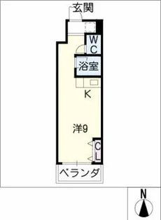 第2幸村ビル【9階】の間取り