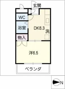アネックス大幸【1階】の間取り