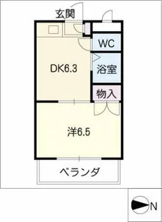アネックス大幸【4階】の間取り