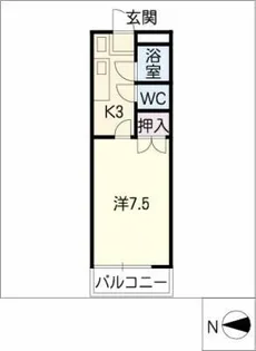 ダックス中平【1階】の間取り