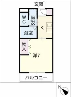 ブリーズⅡ【2階】の間取り