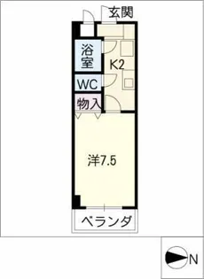 アーバンビル早川【4階】の間取り